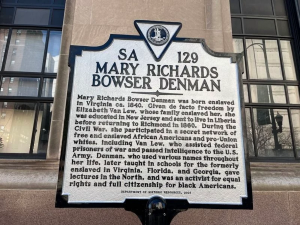 mary richards bowser highway marker